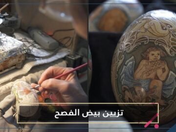 بنقوش تشبه الدانتيل.. فنانة مجرية تبدع في تزيين بيض الفصح