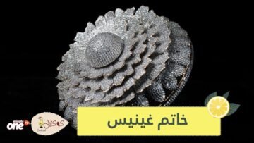 شاهد.. خاتم مرصع بأكثر من 12 ألف ألماسة يدخل موسوعة غينيس