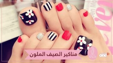 اكتشفي صيحة مناكير الصيف الملون لقدميك على الشاطئ!