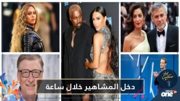 أحدهم يكسب 4 5 مليون دولار   كم يجني مشاهير العالم خلال ساعة؟