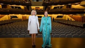 lalla-hasnaa-Brigitte-Macron-theatre-rabat
